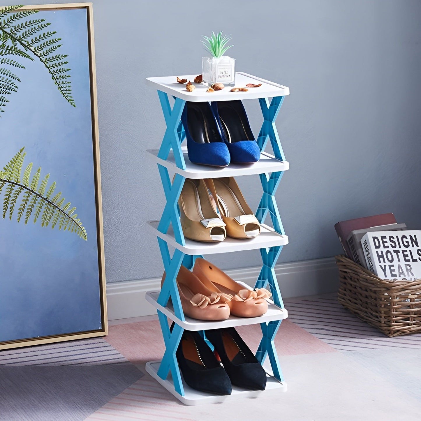 Râtelier à chaussures multifonctionnel et pliable - SpaceSaver