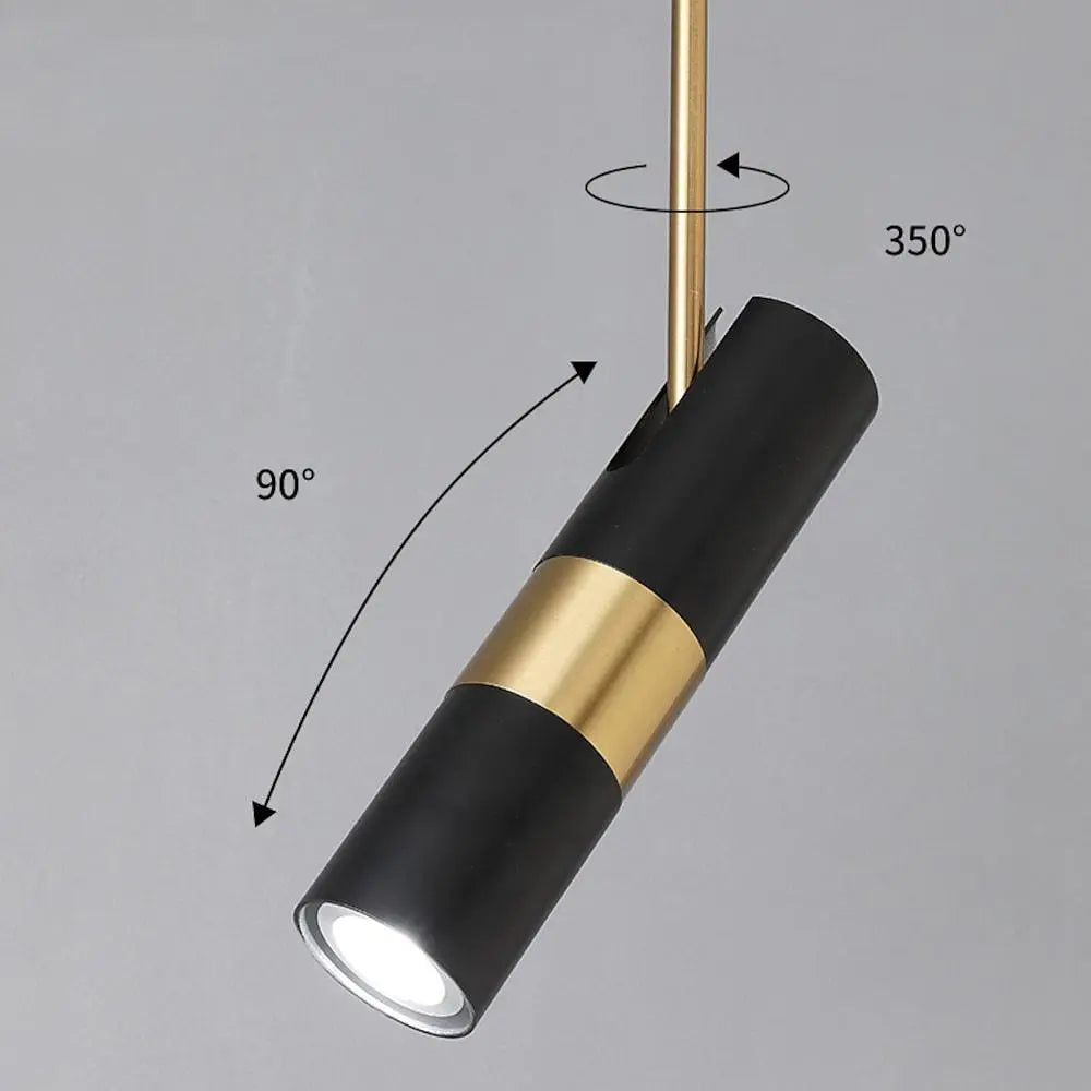 NordLumière - Lampe Suspendue LED Métallique au Design Nordic