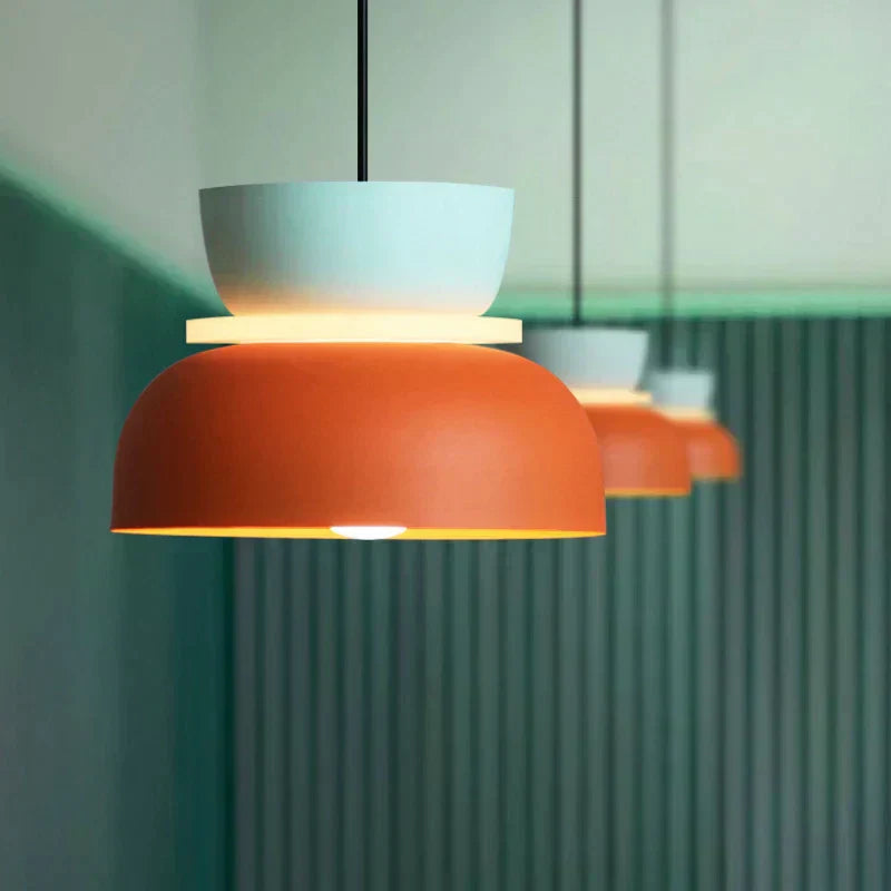 Floroux suspension | Suspension design nordique | Accent de couleur pour maison moderne
