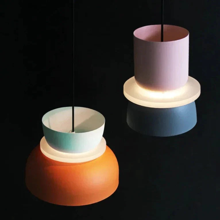 Floroux suspension | Suspension design nordique | Accent de couleur pour maison moderne