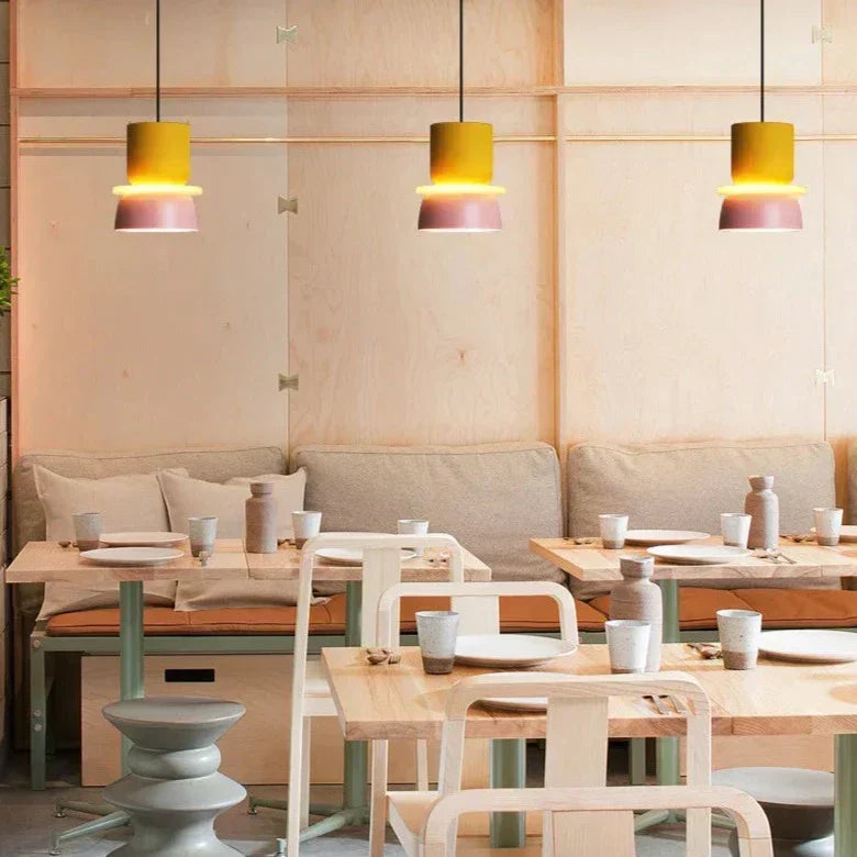 Floroux suspension | Suspension design nordique | Accent de couleur pour maison moderne