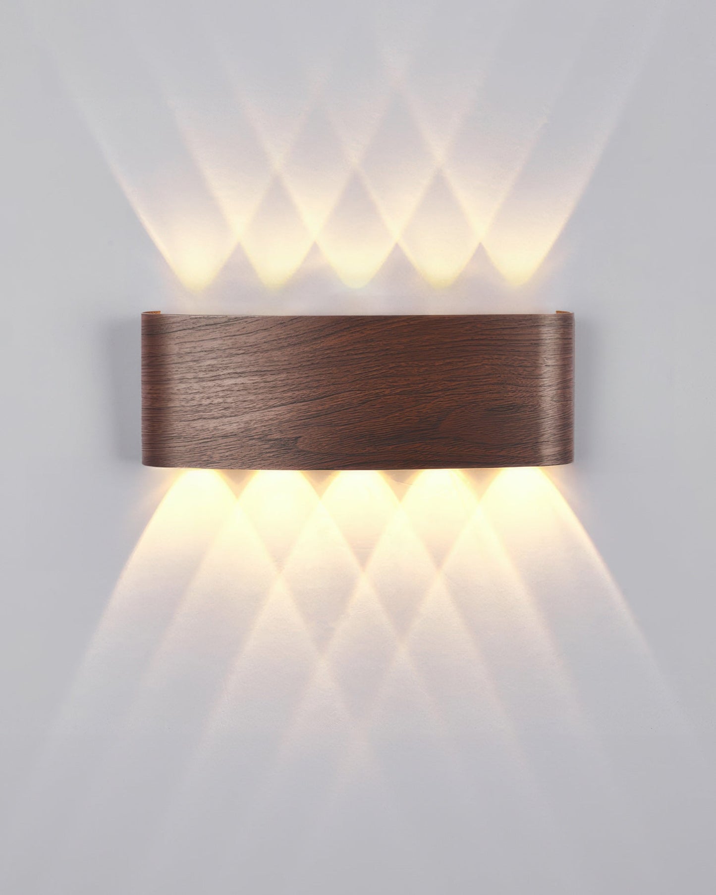 Lampe murale LED Lumina avec effet bois