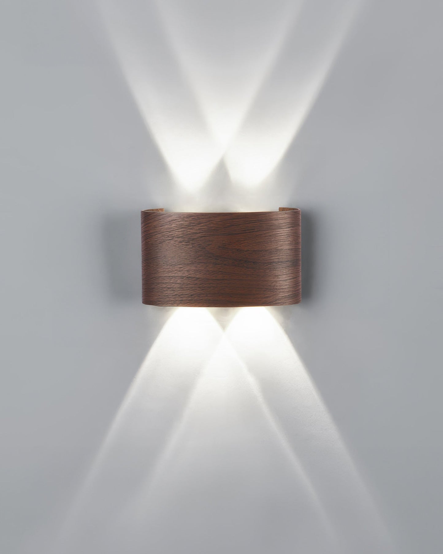 Lampe murale LED Lumina avec effet bois