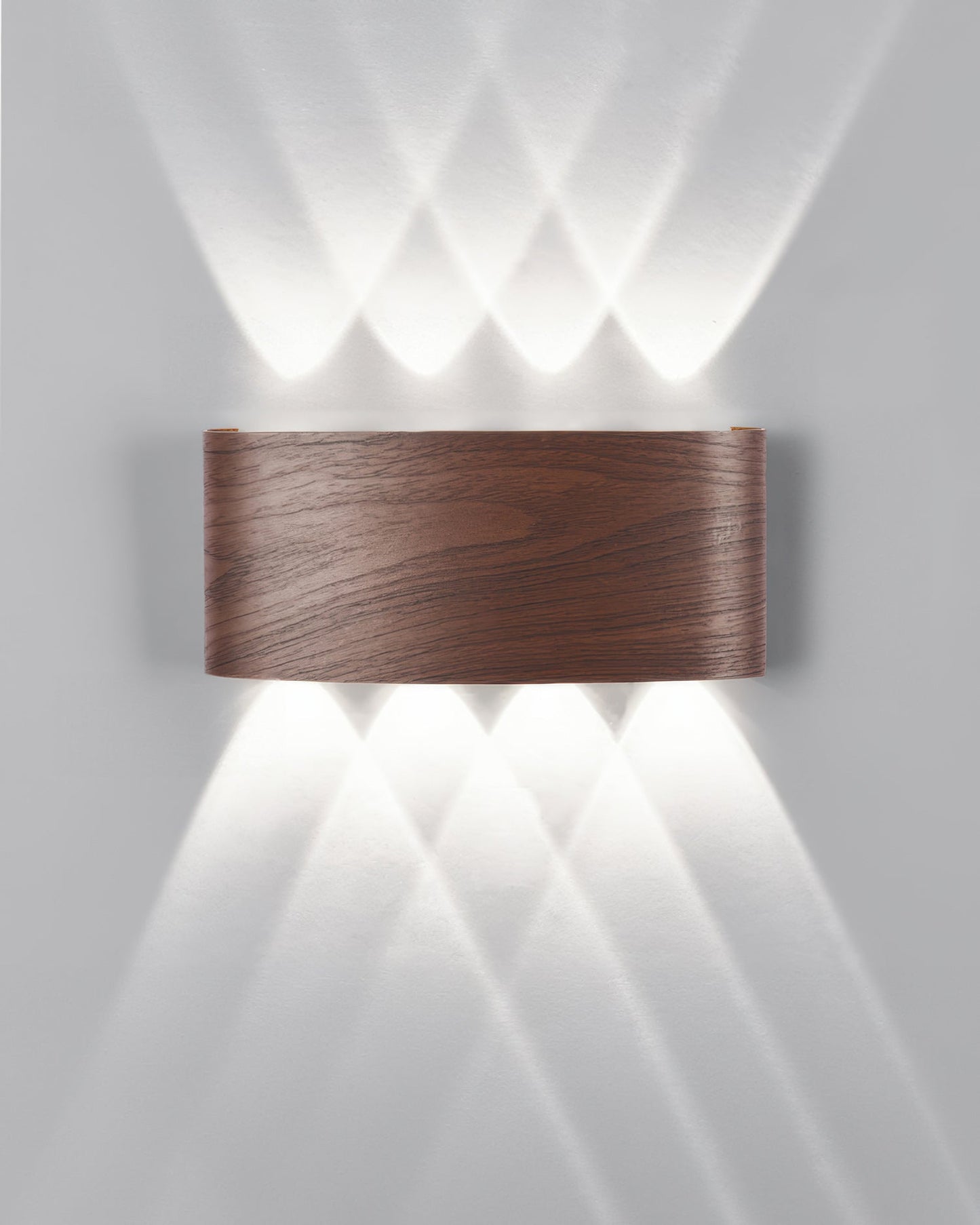 Lampe murale LED Lumina avec effet bois