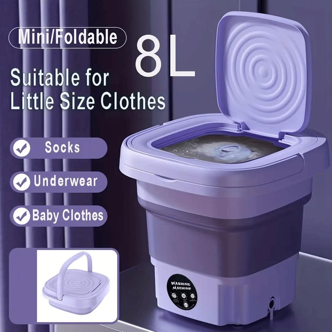CleanEase - Machine à laver portable pliable