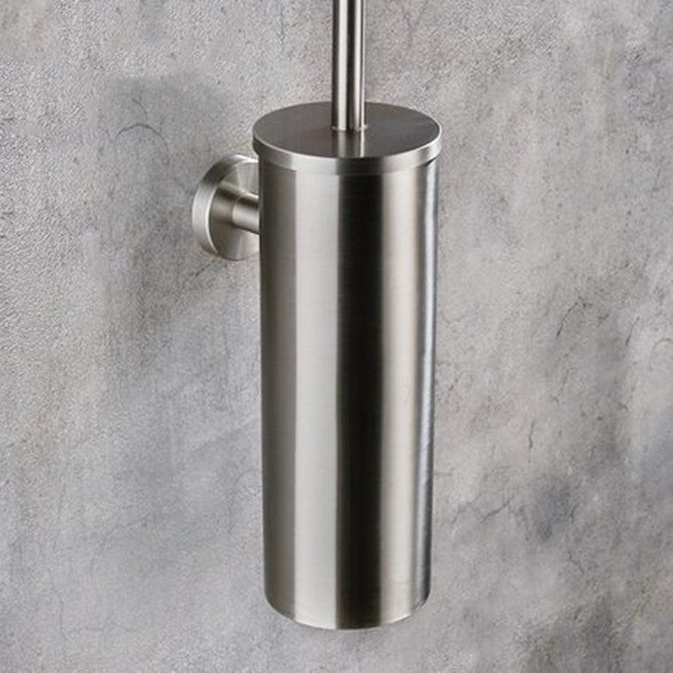 Porte-brosse WC mural moderne - SteelMate - Accessoire de salle de bain élégant pour une hygiène optimale