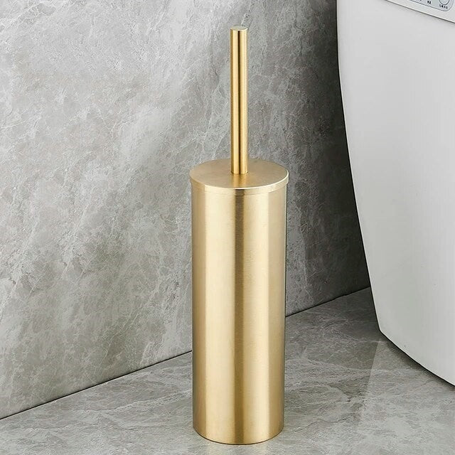 Porte-brosse de toilette en or luxueux - pour salles de bains élégantes
