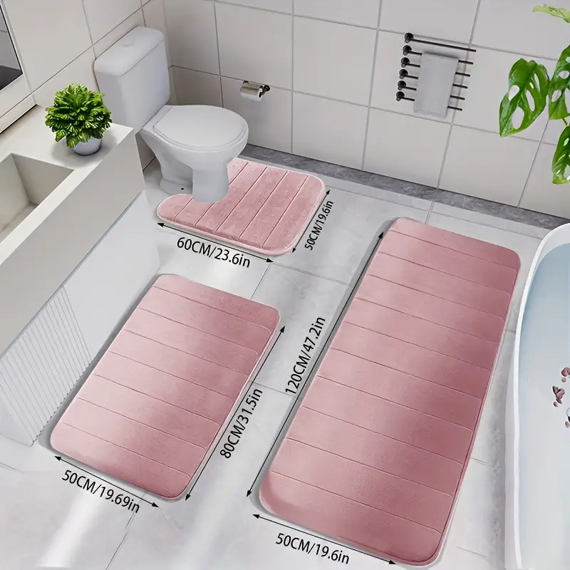 Floroux | Tapis de bain doux et antidérapants Set