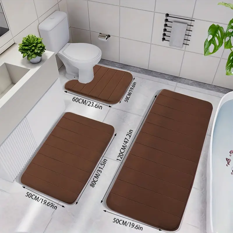 Floroux | Tapis de bain doux et antidérapants Set