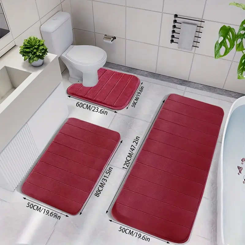 Floroux | Tapis de bain doux et antidérapants Set
