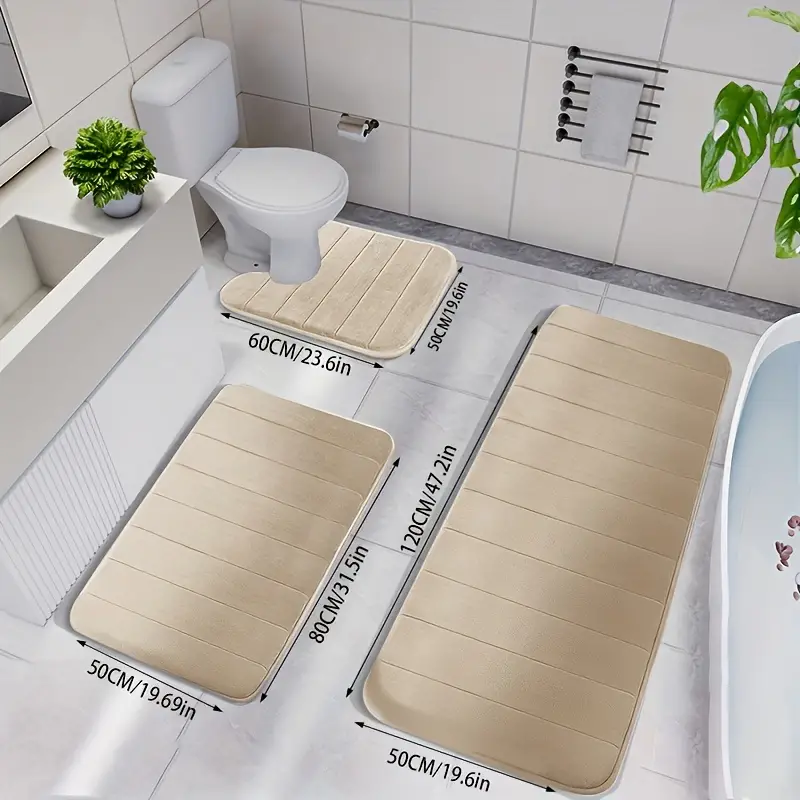 Floroux | Tapis de bain doux et antidérapants Set