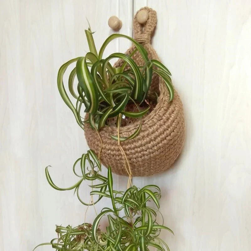 EcoWeave™ Wall Storage Basket | Woven Basket for Fruits and Vegetables | Space-Saving Kitchen Organization