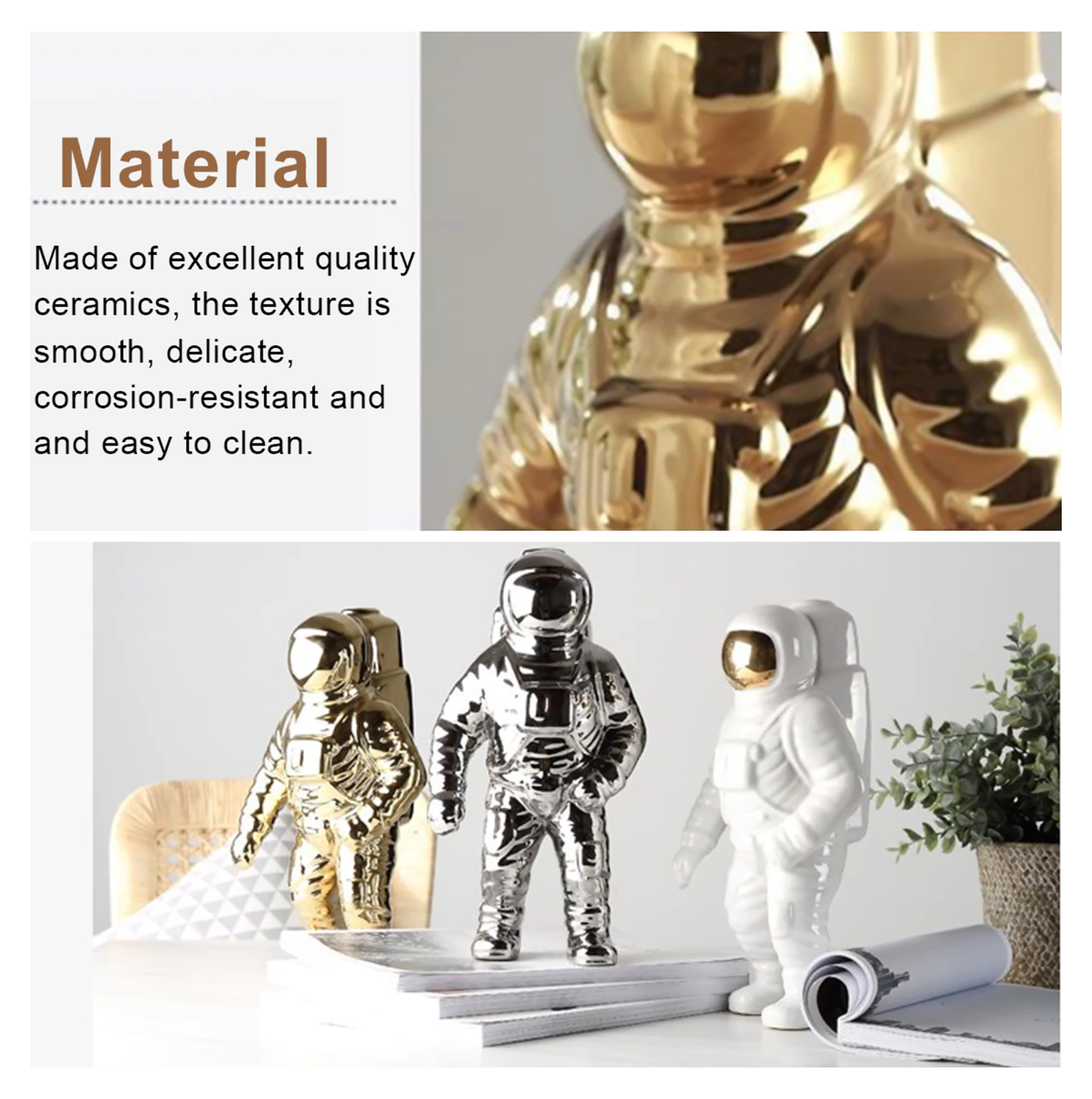 Vase Astronaute Spaceman - 3 Couleurs