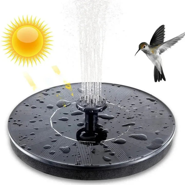 Flowbee – Fontaine solaire élégante pour les oiseaux de jardin