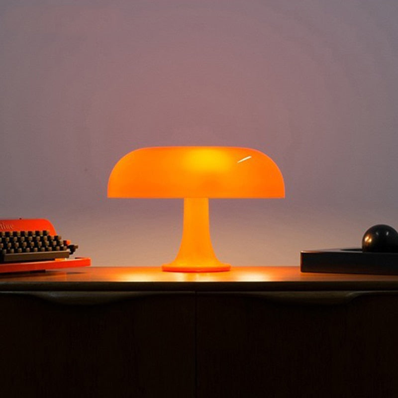 Floroux - Lampe de table minimaliste moderne en forme de champignon pour maisons élégantes