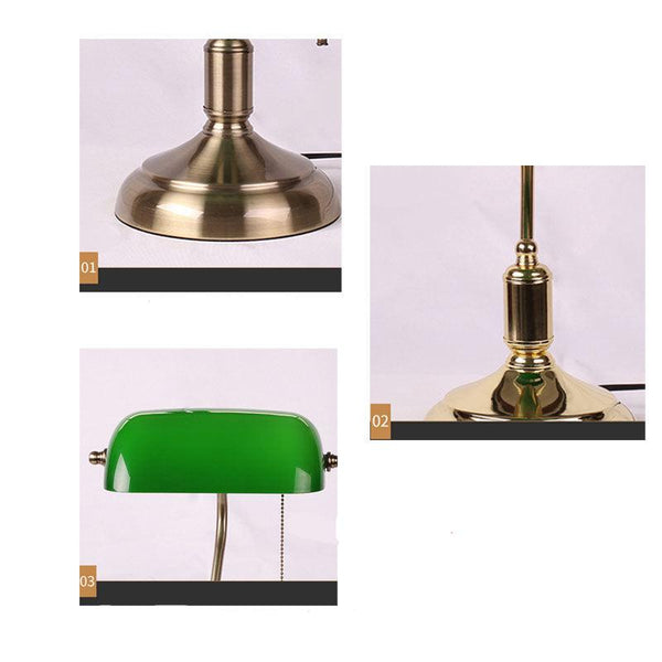LumiVerre - Lampe de Table en Verre Européenne Élégante