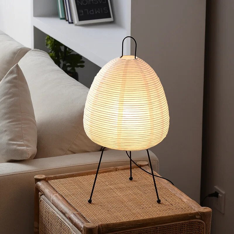 Floroux – Lampe de table inspirée du Japon pour une ambiance calme