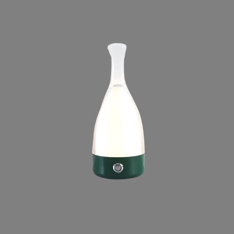 Floroux Decorative Rechargeable Night Lamp | Wine Bottle Design | Ambient LED Lighting | Wireless