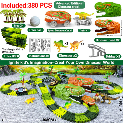 DinoExpress Train Set – Ensemble de jeu aventureux pour les enfants