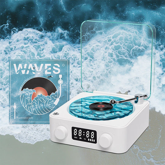 Waves Retro Lecteur de Vinyle Bluetooth