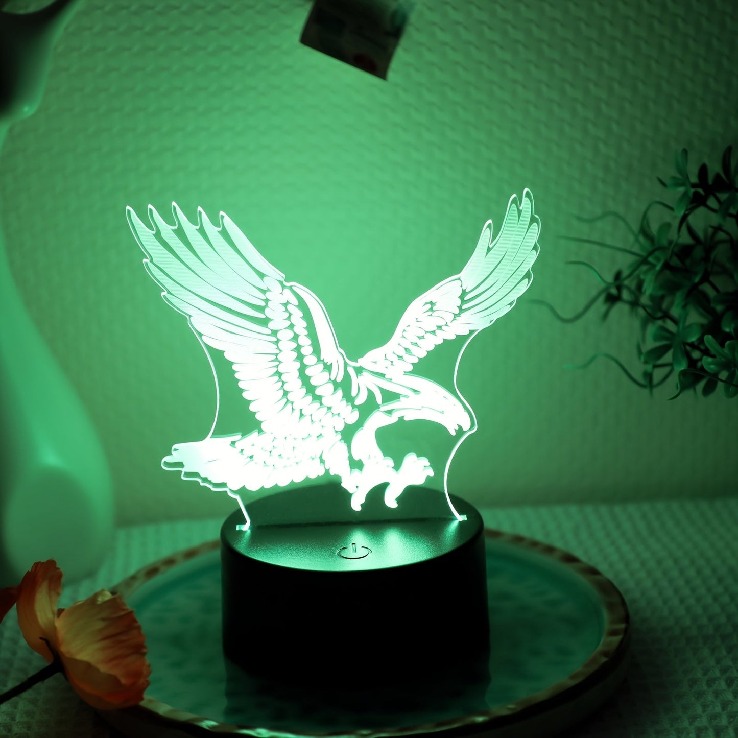 EagleLight – Lampe de nuit LED 3D avec couleurs et tactile