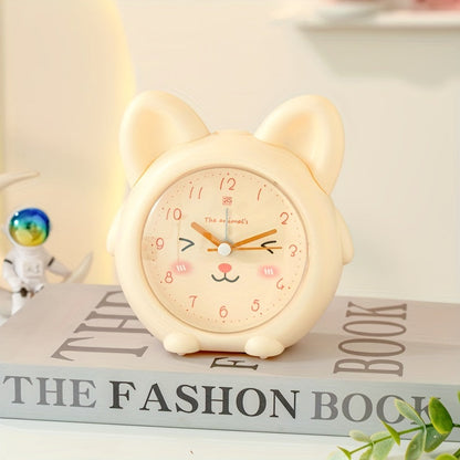 KittyGlow Horloge – Petite Réveil Chat avec Lumière LED