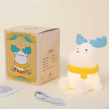 Lumière de nuit LED en silicone Élan