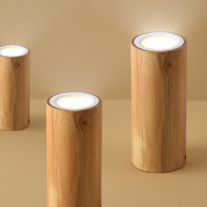Floroux Design Nordic LED Plafonnier | Effet Bois | Monté Encastré | Blanc Chaud ou Blanc Froid | Éclairage Élégant pour la Maison