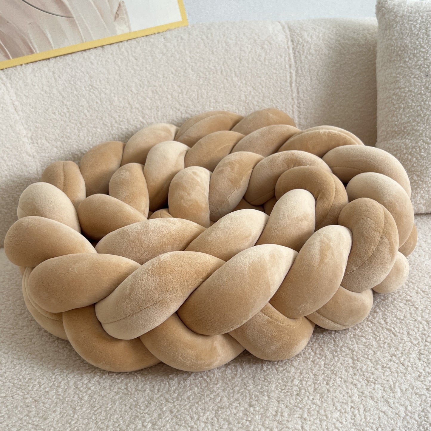 CushionWave - Coussin de sol lavable avec design géométrique pour un style contemporain
