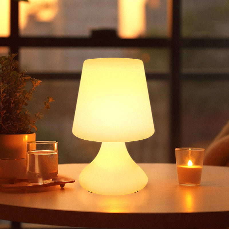 Lampe en forme de coupelle pour patio extérieur