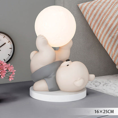 Floroux Touch Lampe | LED veilleuse ours en peluche | lumière d'ambiance & décoration de chambre d'enfant