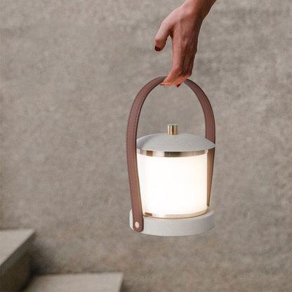 Lampe de camping LED au design cylindrique portable