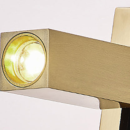 Floroux Applique Murale LED Minimaliste | Design Rectangulaire en Aluminium | Avec Interrupteur et Option USB