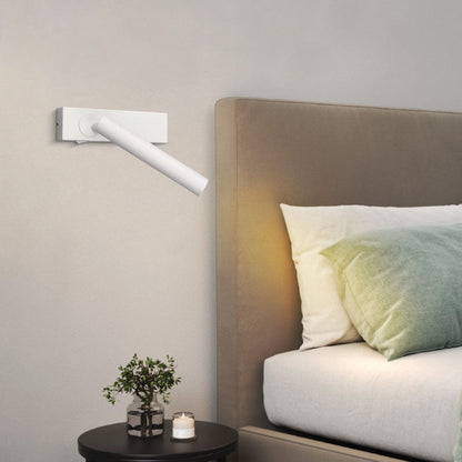 Floroux Applique Murale LED Rectangulaire | Angle Ajustable | Design Minimaliste | Lampe de Lecture | Lumière Chaude