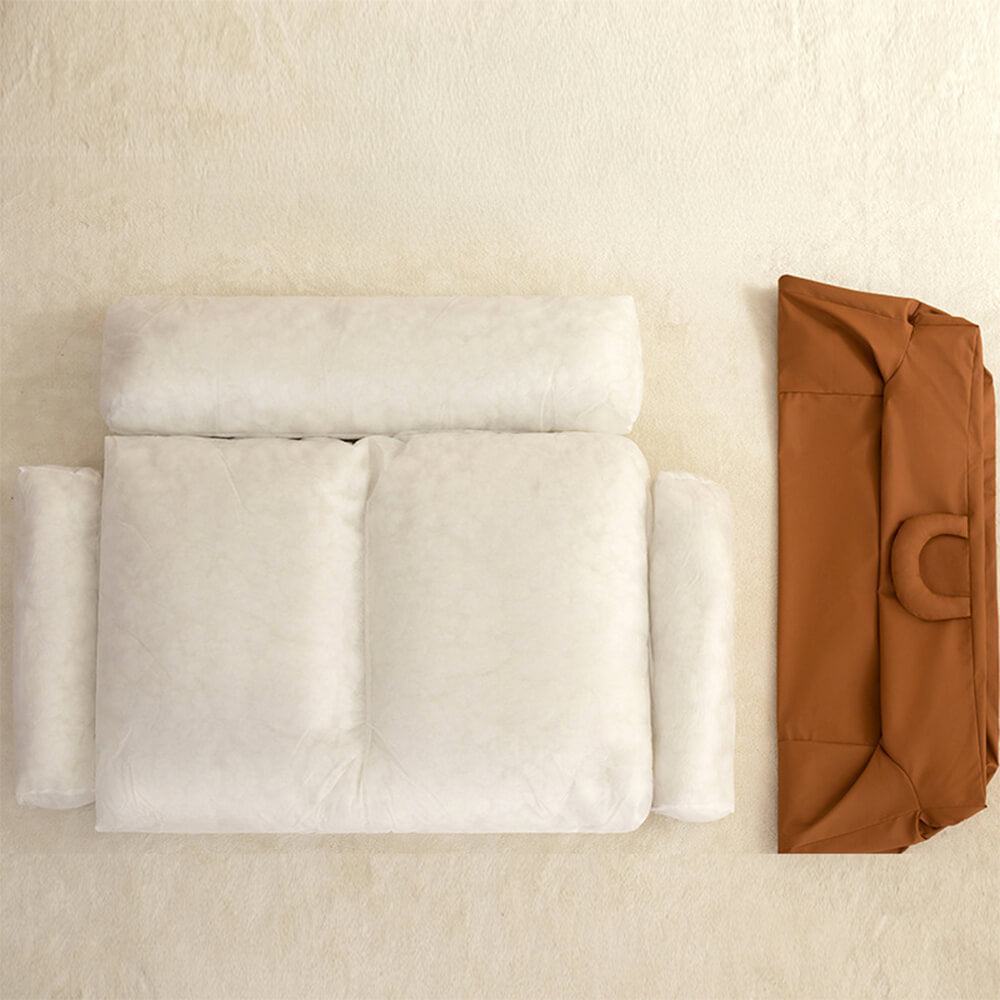 Canapé-lit pour chien et chat moderne, étanche et confortable avec dossier