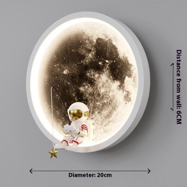 Floroux - Cool Astronaute Lune Applique pour chaque pièce