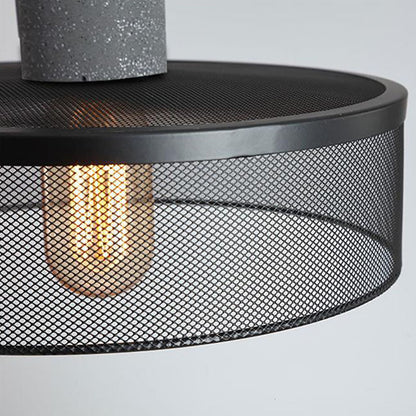 Floroux Industrial Design Hanging Light in Concrete | Cylindrical Shape | Modern Look | Perfect for the Living Room