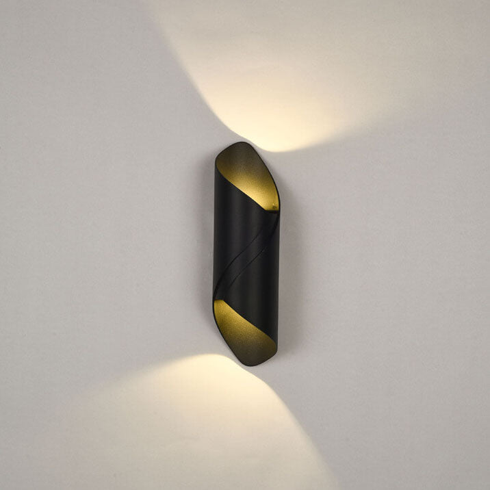 Floroux Applique LED Double Face | Design Spiral Nordique | Projecteur en Aluminium | Éclairage Moderne