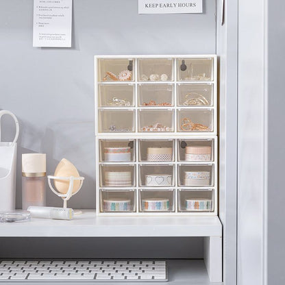 Tiroir anti-poussière Floroux Grid pour rangement de bureau