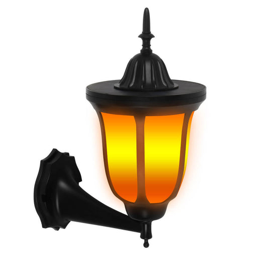Floroux Solar Lanterns | LED Wall Light | Flame Effect | Waterproof & Outdoor Landscape Lighting