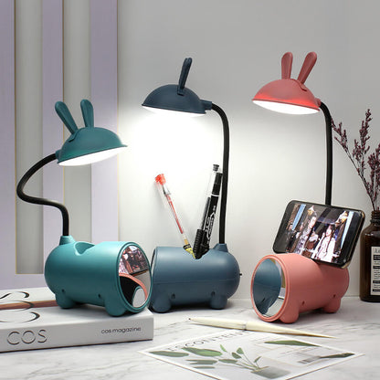 Creative Floroux LED touch lamp with pencil holder | USB charging function | Desk lamp | Children's room decoration