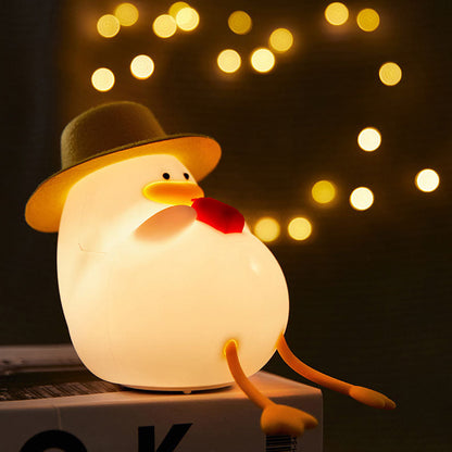 Lampe de nuit LED en silicone Duck