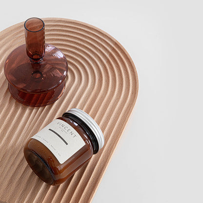 Bol de rangement en bois Floroux à arc ondulé