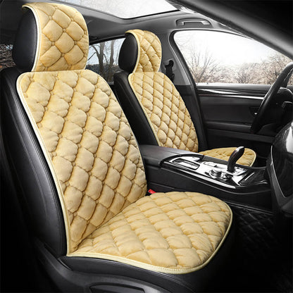 Coussin de sièges de voiture en peluche luxueuse et épaisse chaud