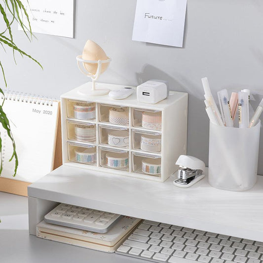 Tiroir anti-poussière Floroux Grid pour rangement de bureau