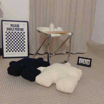 Coussin en peluche créatif pour siège de canapé