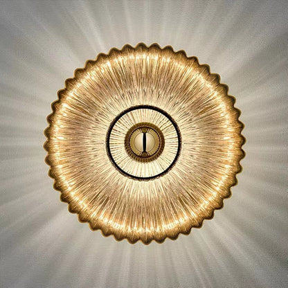 Floroux Vintage Wall Sconce | Textured Glass | Timeless Design