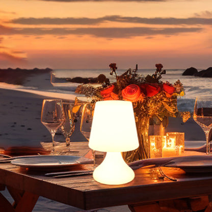 Lampe en forme de coupelle pour patio extérieur