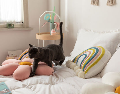 Floroux Fleurs Décoratif Doux Coussin