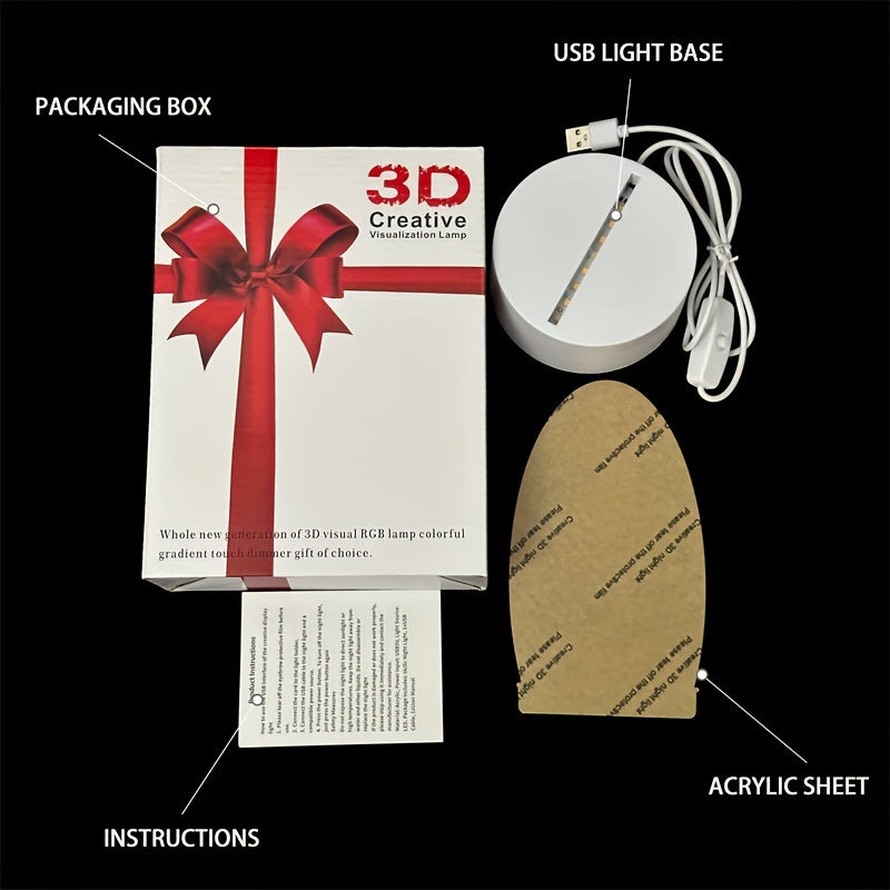 DivineGlow Veilleuse - LED Vierge Marie avec Acrylique